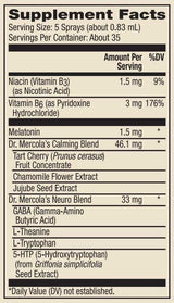 Dr. Mercola Sleep Support with Melatonin Spray (Formerly Melatonin Sleep Support)