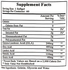 Ecological Formulas/Cardiovascular Research Borage Oil GLA-240