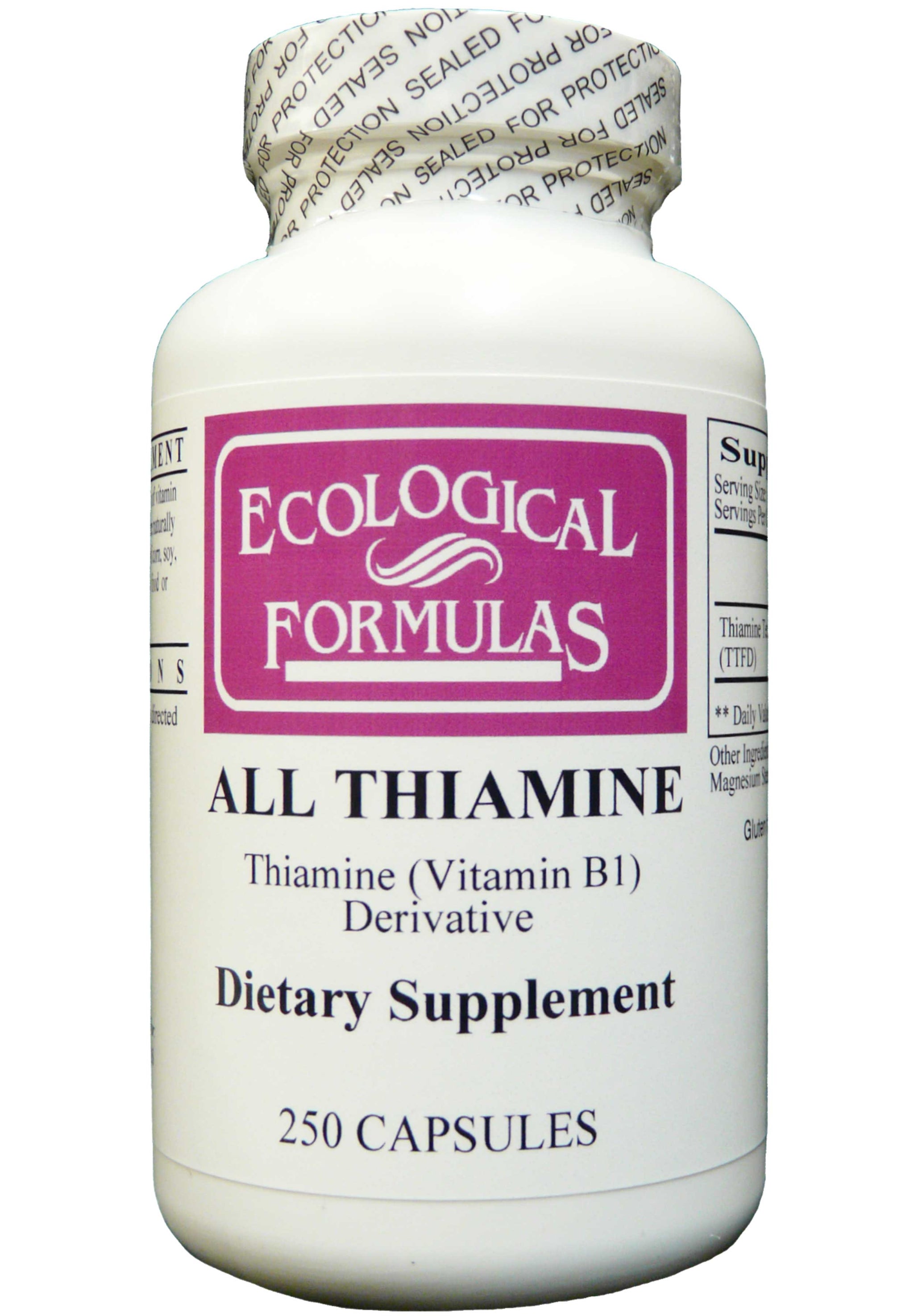 Ecological Formulas/Cardiovascular Research All Thiamine