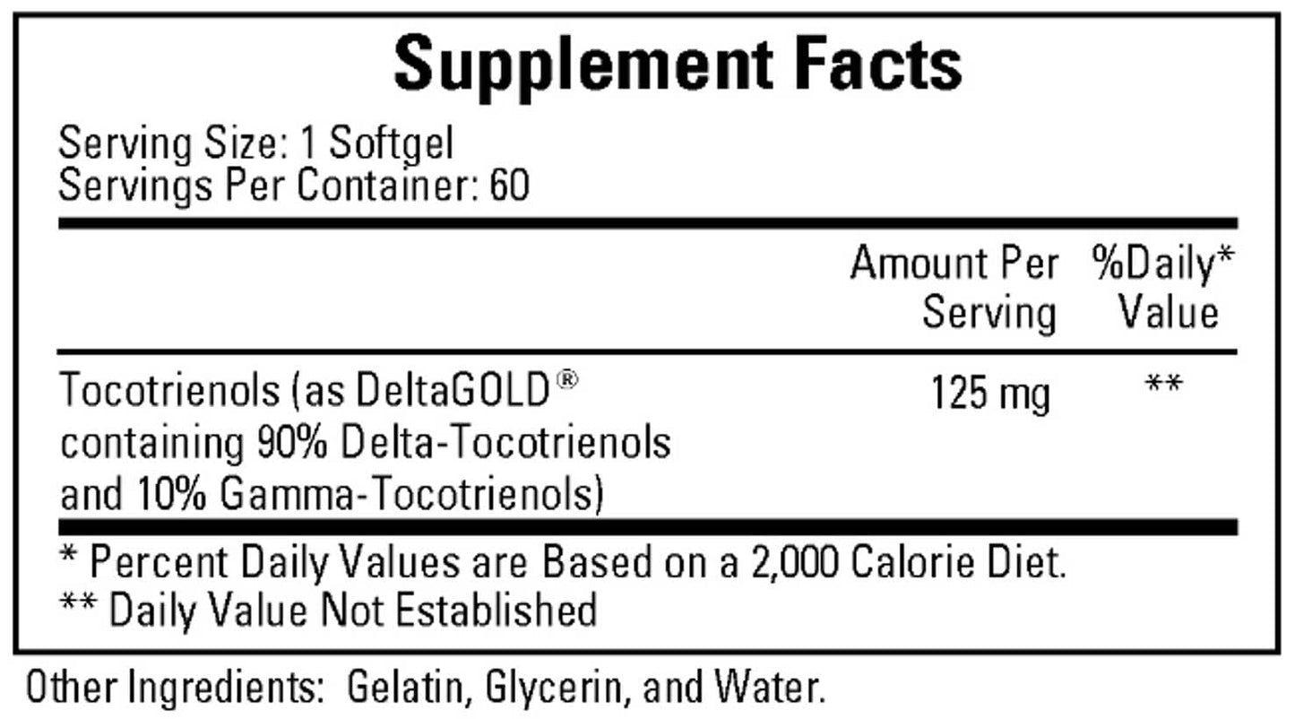 Ecological Formulas/Cardiovascular Research Annatto Tocotrienols 125 mg