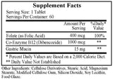 Ecological Formulas/Cardiovascular Research Dibencozide (Co-Enzyme B12 with Folic Acid)