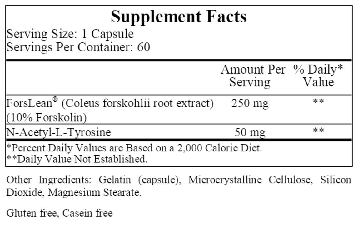 Ecological Formulas/Cardiovascular Research Forskolin