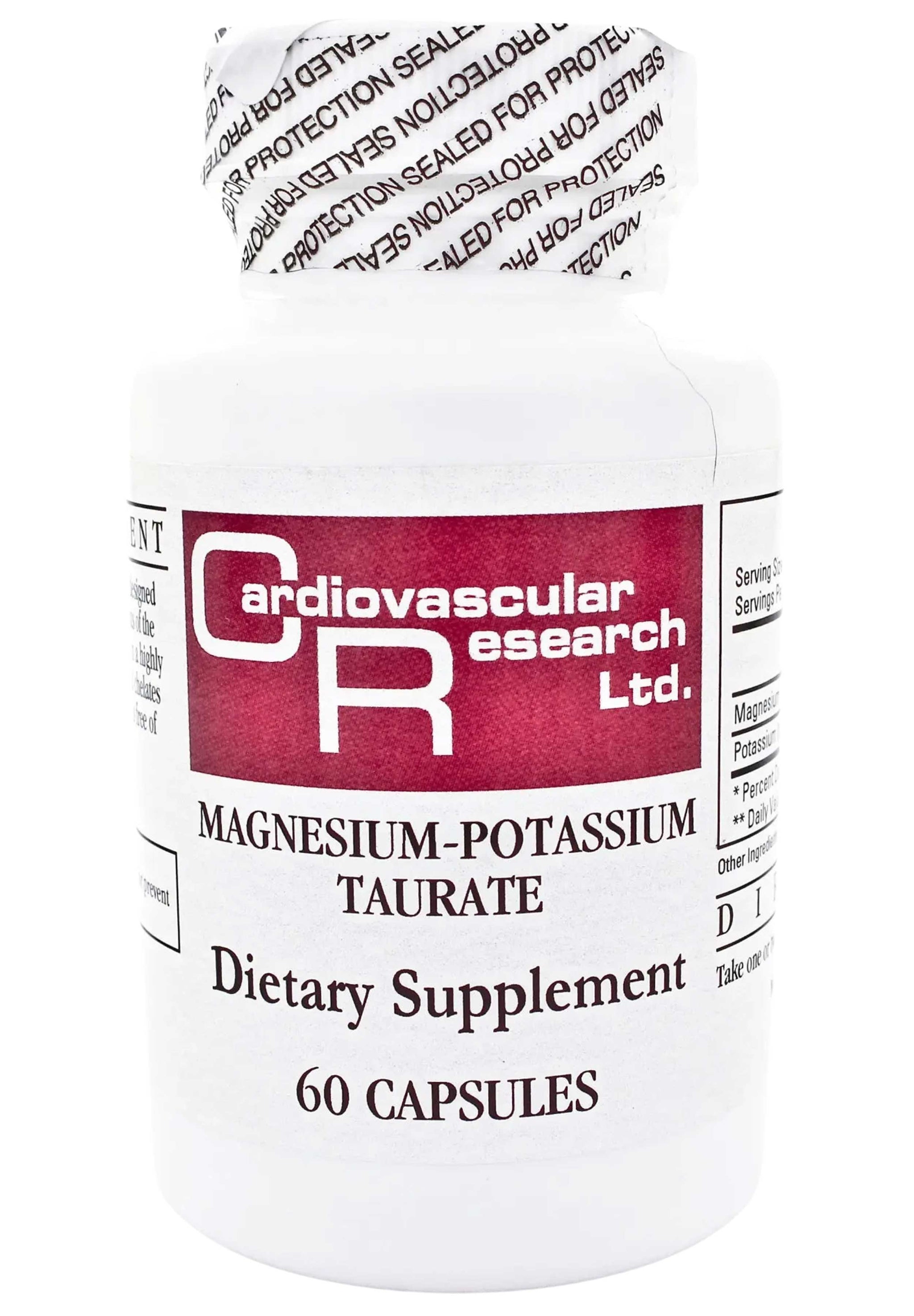 Ecological Formulas/Cardiovascular Research Potassium-Magnesium Taurate