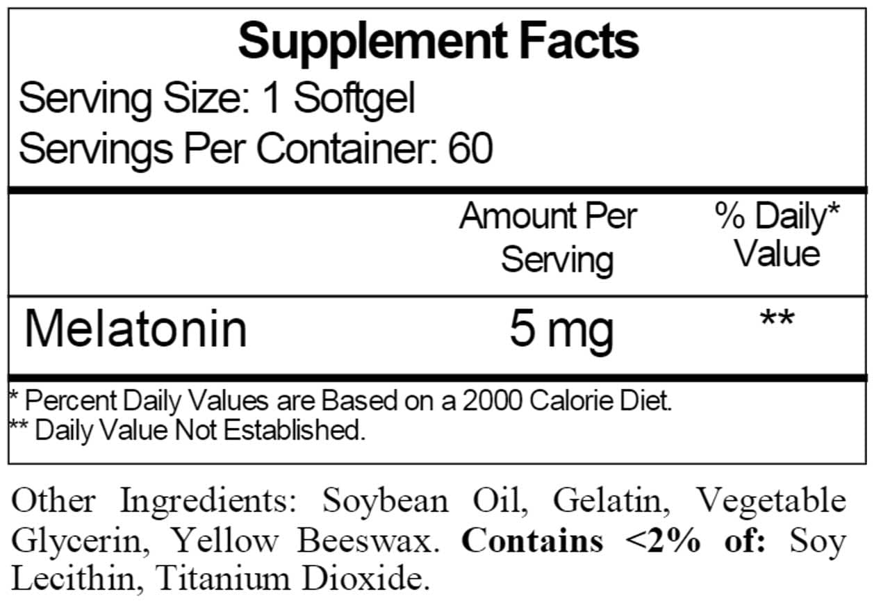 Ecological Formulas/Cardiovascular Research Melatone 5 mg