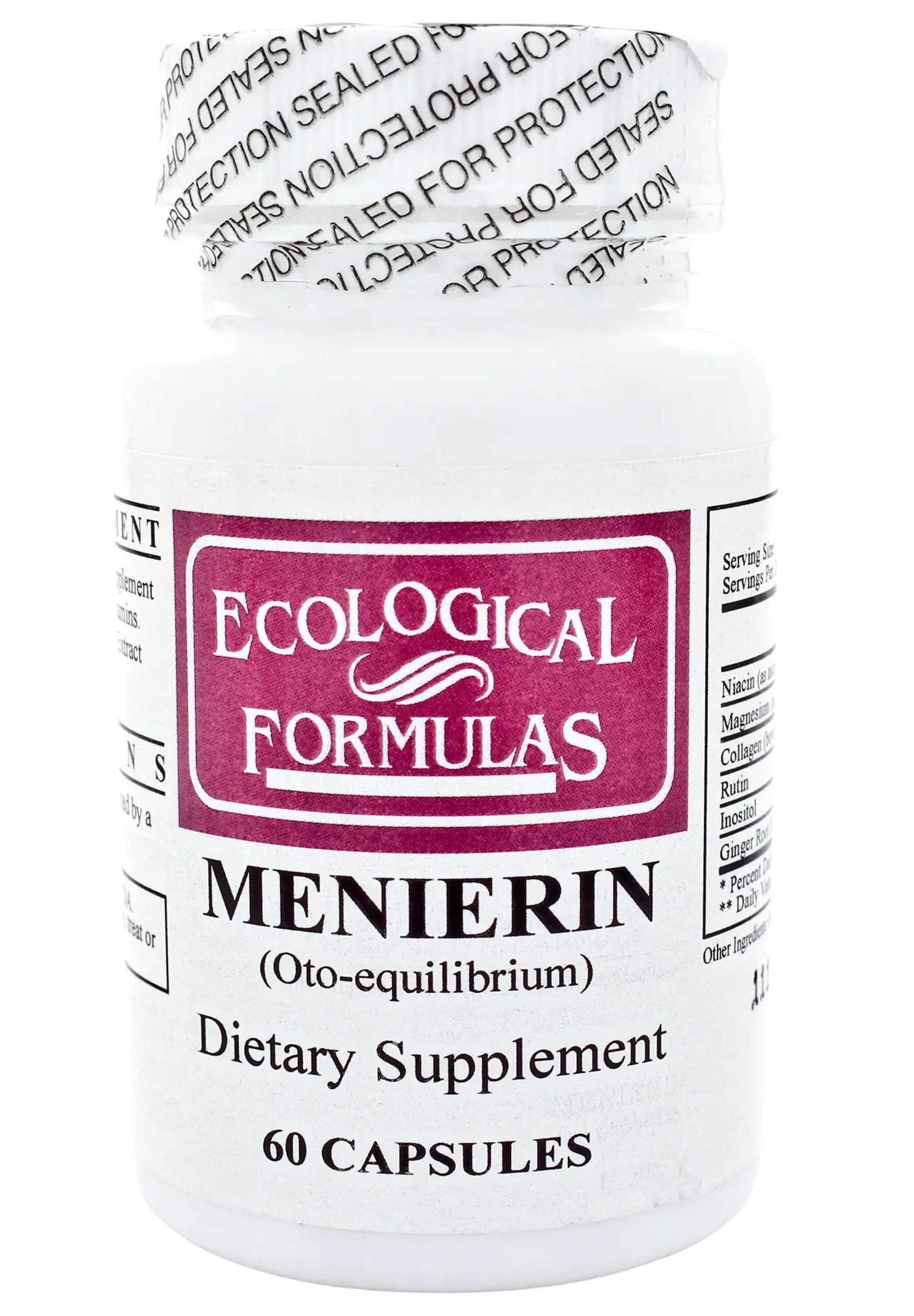 Ecological Formulas/Cardiovascular Research Menierin (Oto-equilibrium)