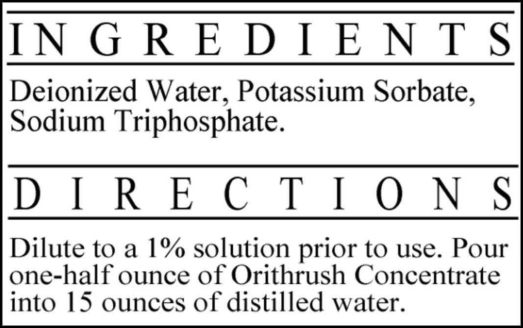 Ecological Formulas/Cardiovascular Research Orithrush-D