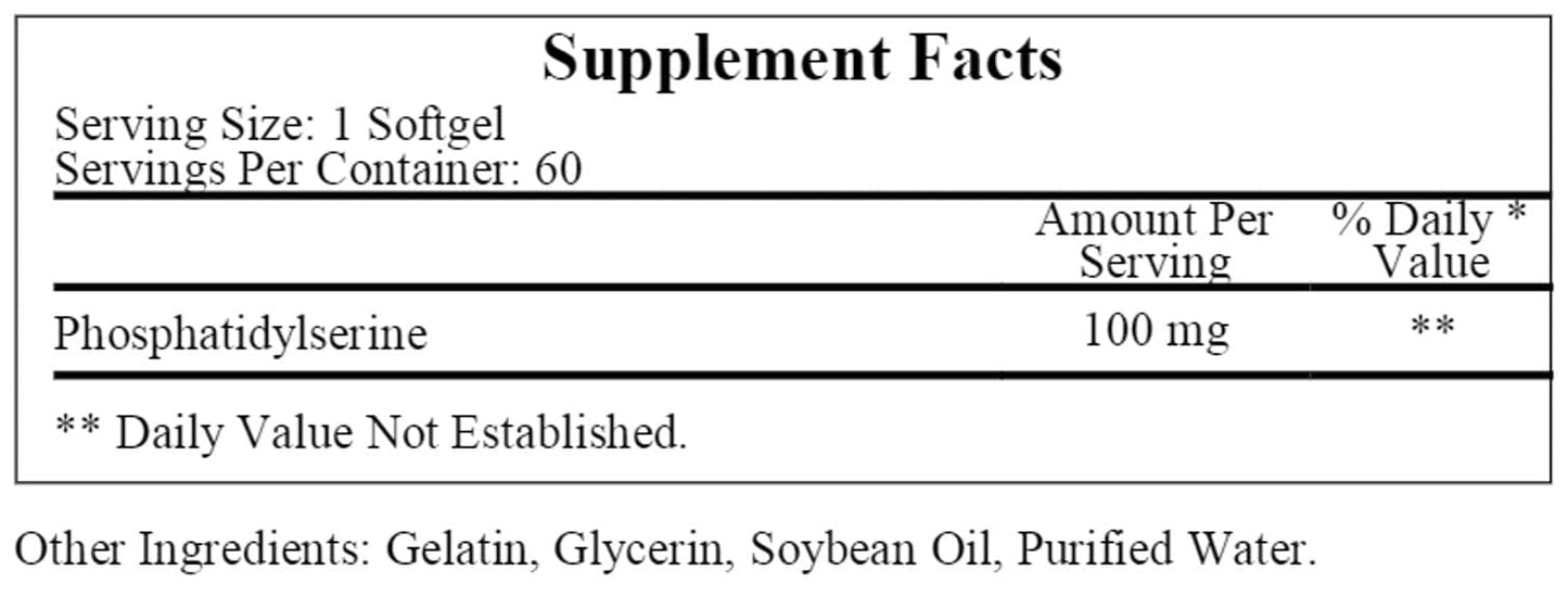 Ecological Formulas/Cardiovascular Research Phosphatidylserine