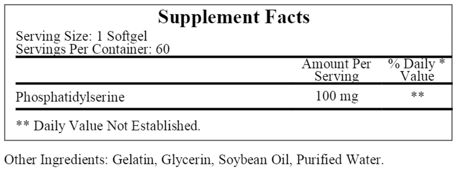 Ecological Formulas/Cardiovascular Research Phosphatidylserine