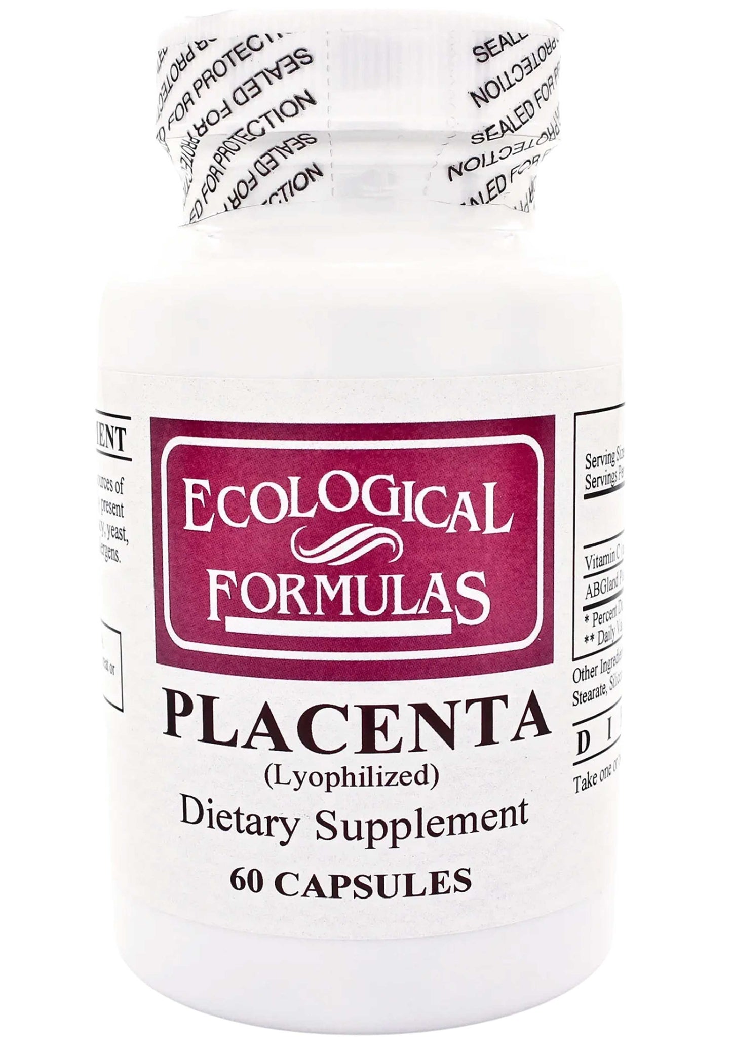 Ecological Formulas/Cardiovascular Research Placenta (Lyophilized)