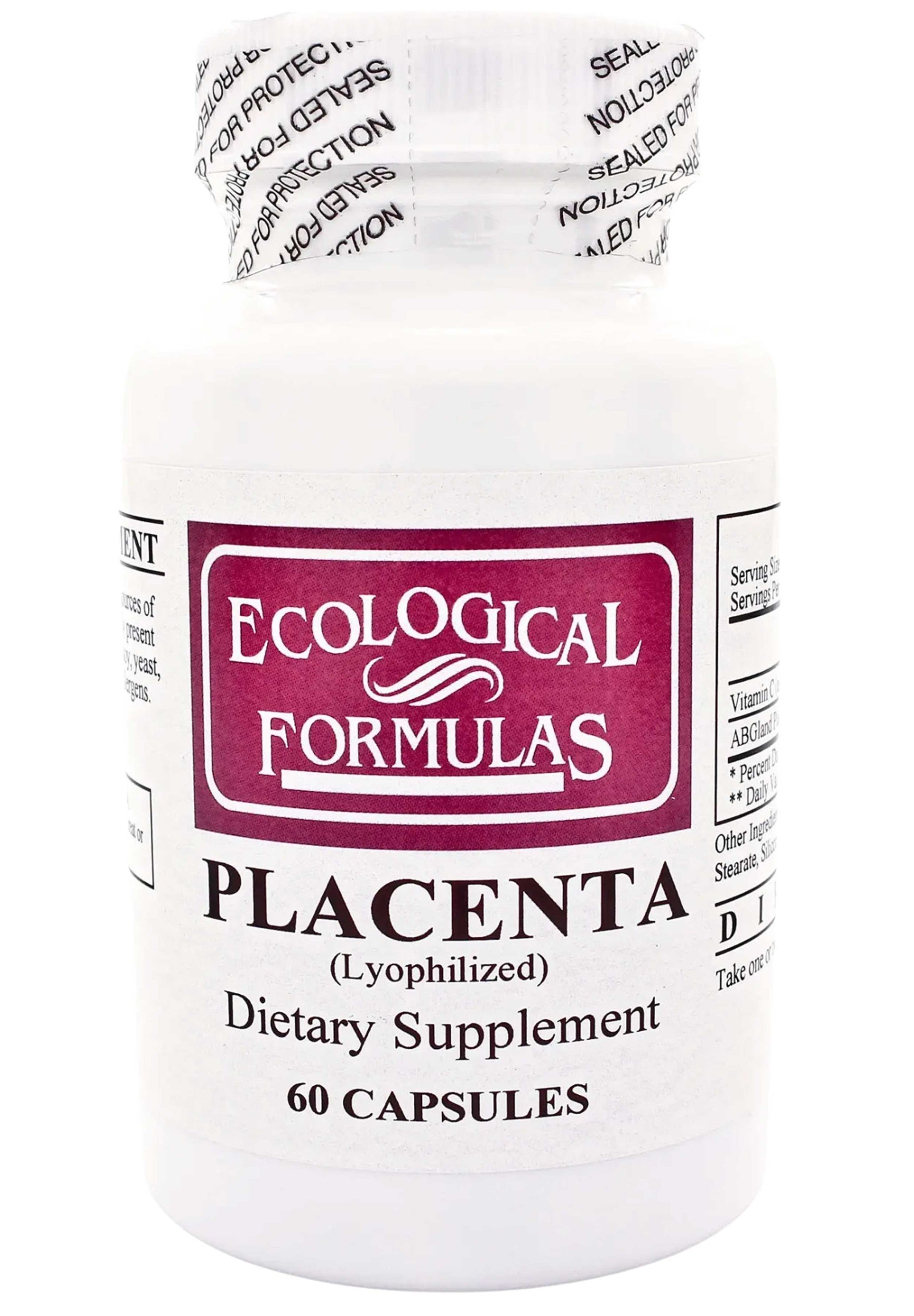 Ecological Formulas/Cardiovascular Research Placenta (Lyophilized)