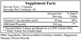 Ecological Formulas/Cardiovascular Research Placenta (Lyophilized)