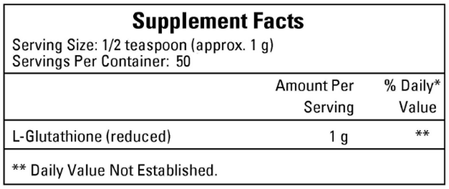 Ecological Formulas/Cardiovascular Research Reduced Glutathione Powder