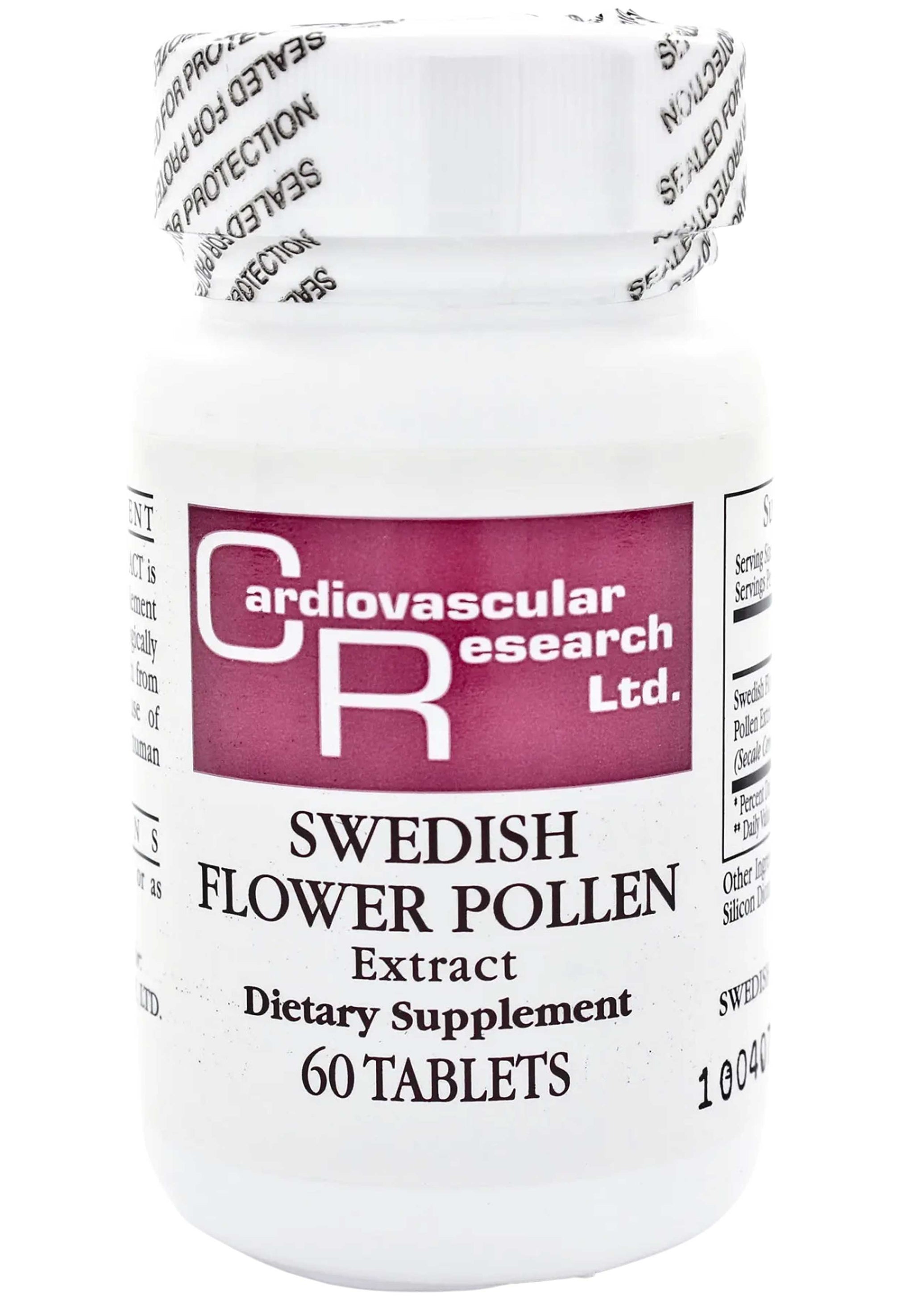 Ecological Formulas/Cardiovascular Research Swedish Flower Pollen