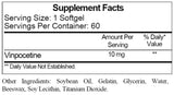 Ecological Formulas/Cardiovascular Research Vinpocetine 10mg