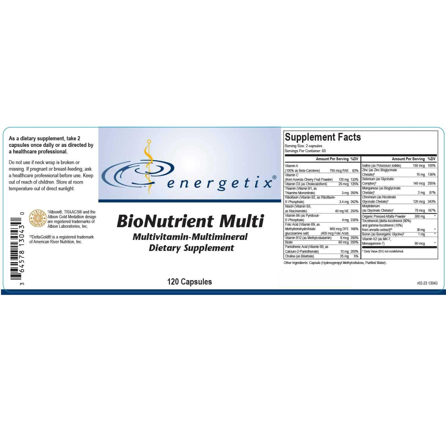 Energetix BioNutrient Multi