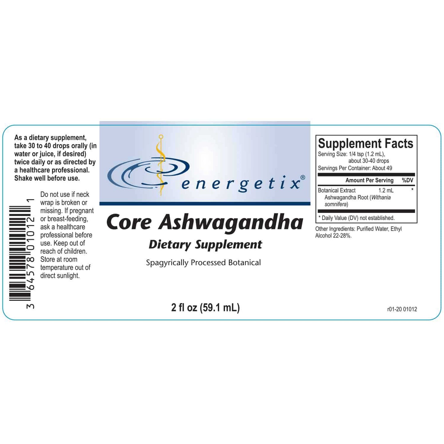 Energetix Core Ashwagandha