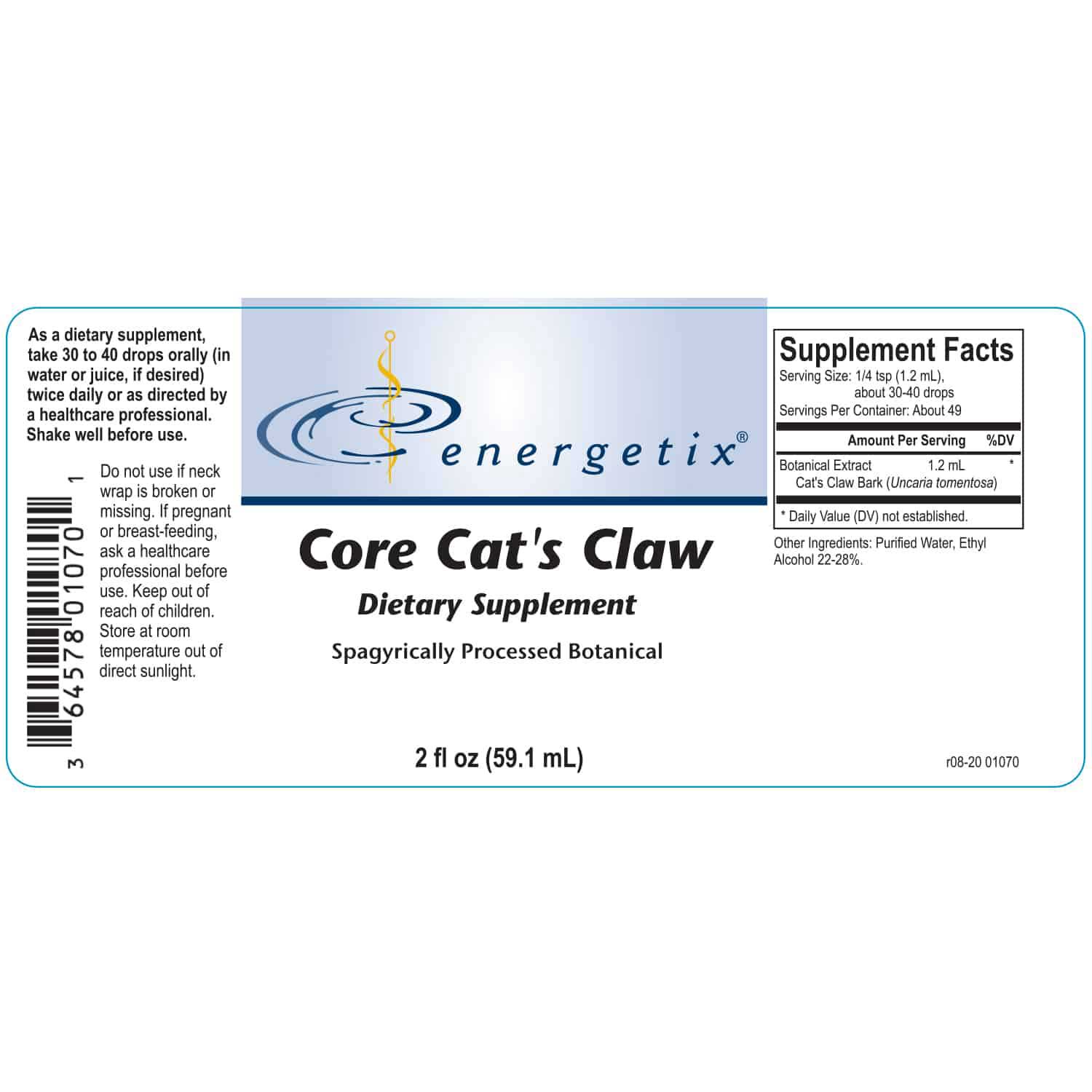Energetix Core Cat’s Claw