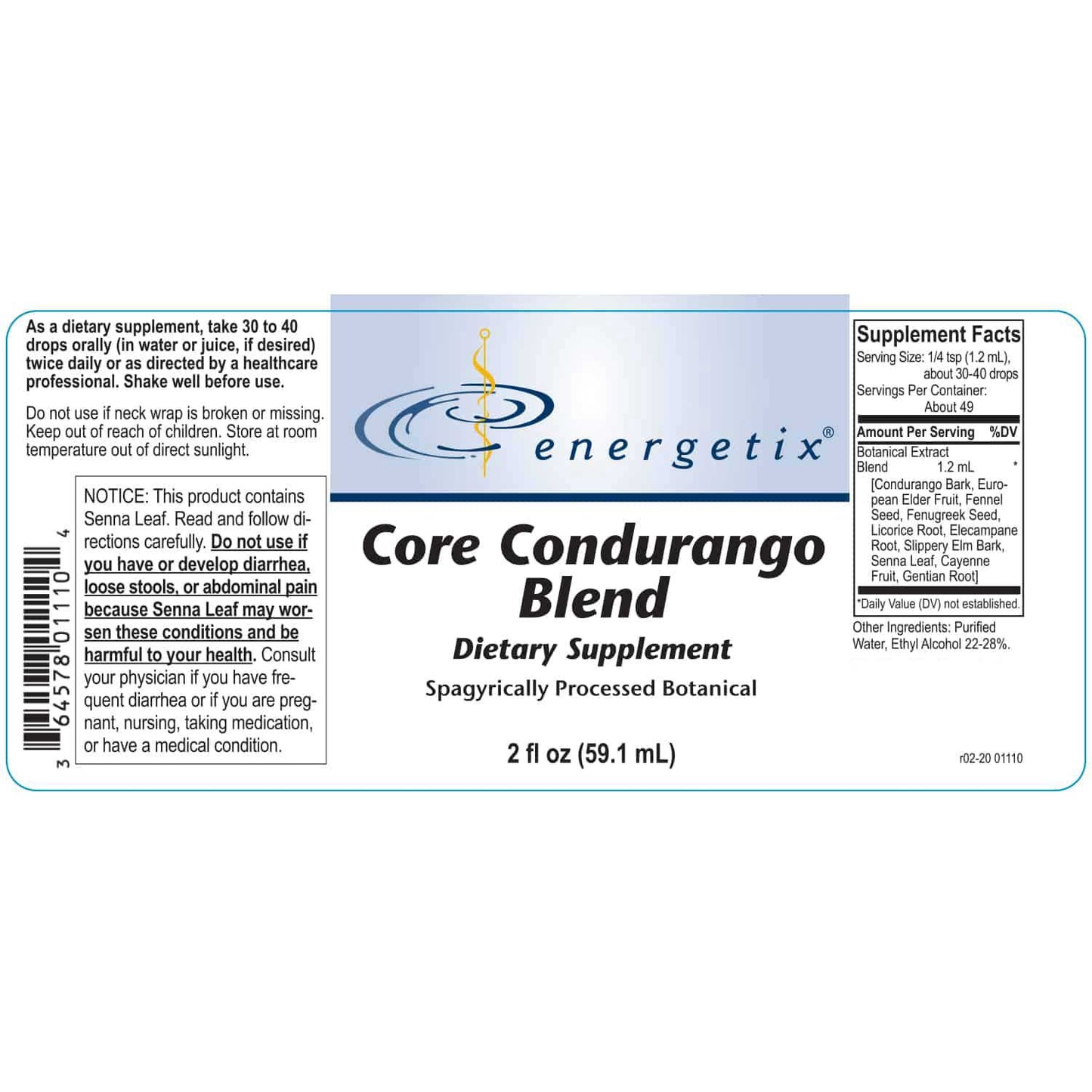 Energetix Core Condurango Blend