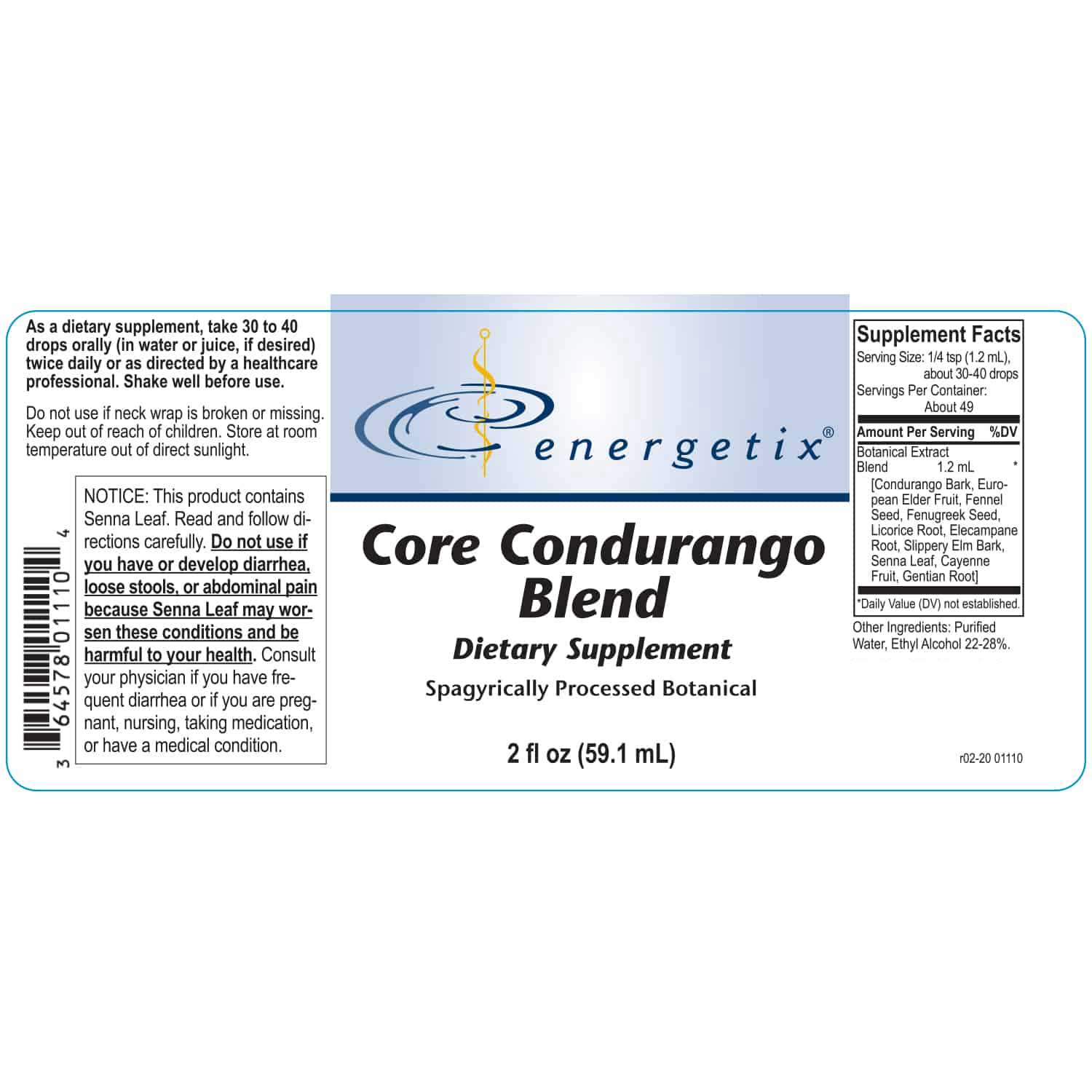 Energetix Core Condurango Blend