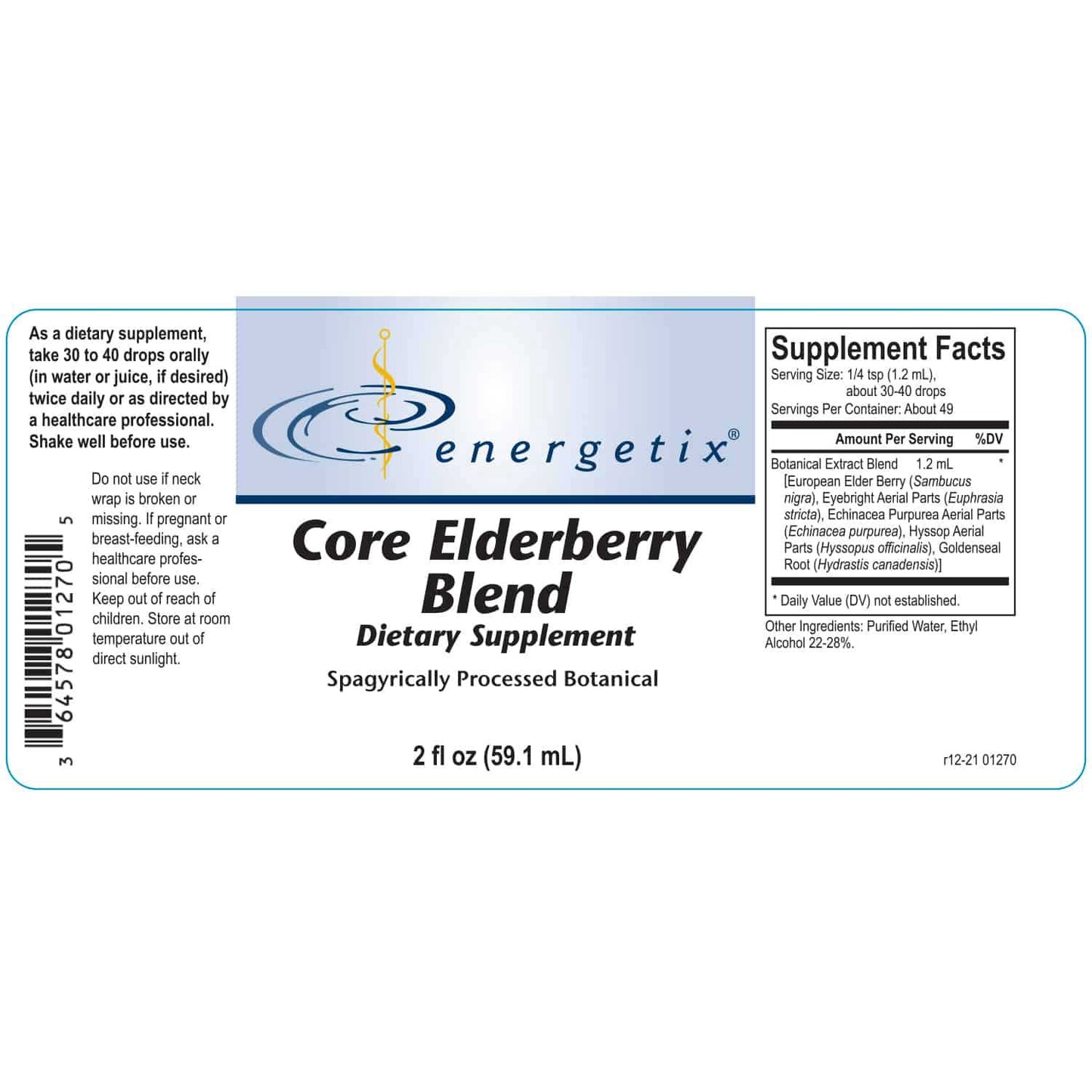 Energetix Core Elderberry Blend