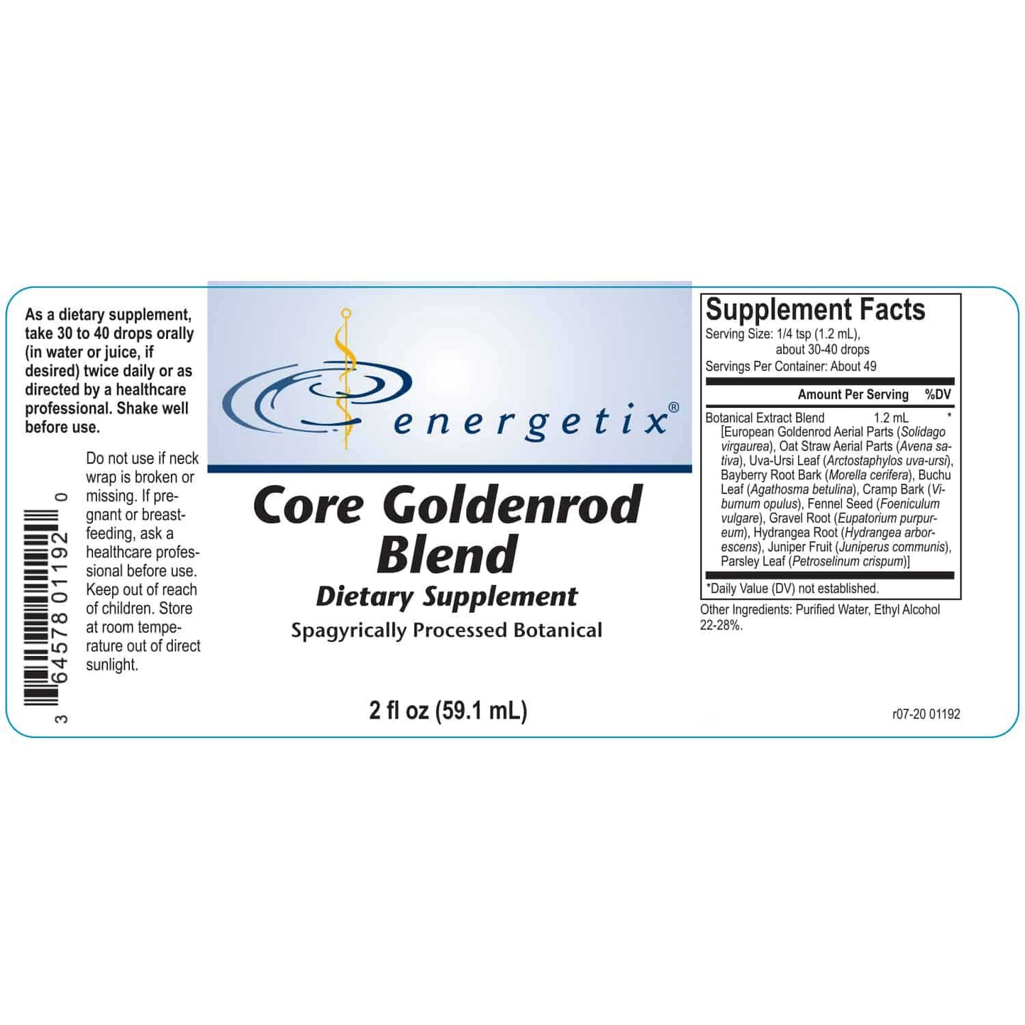Energetix Core Goldenrod Blend