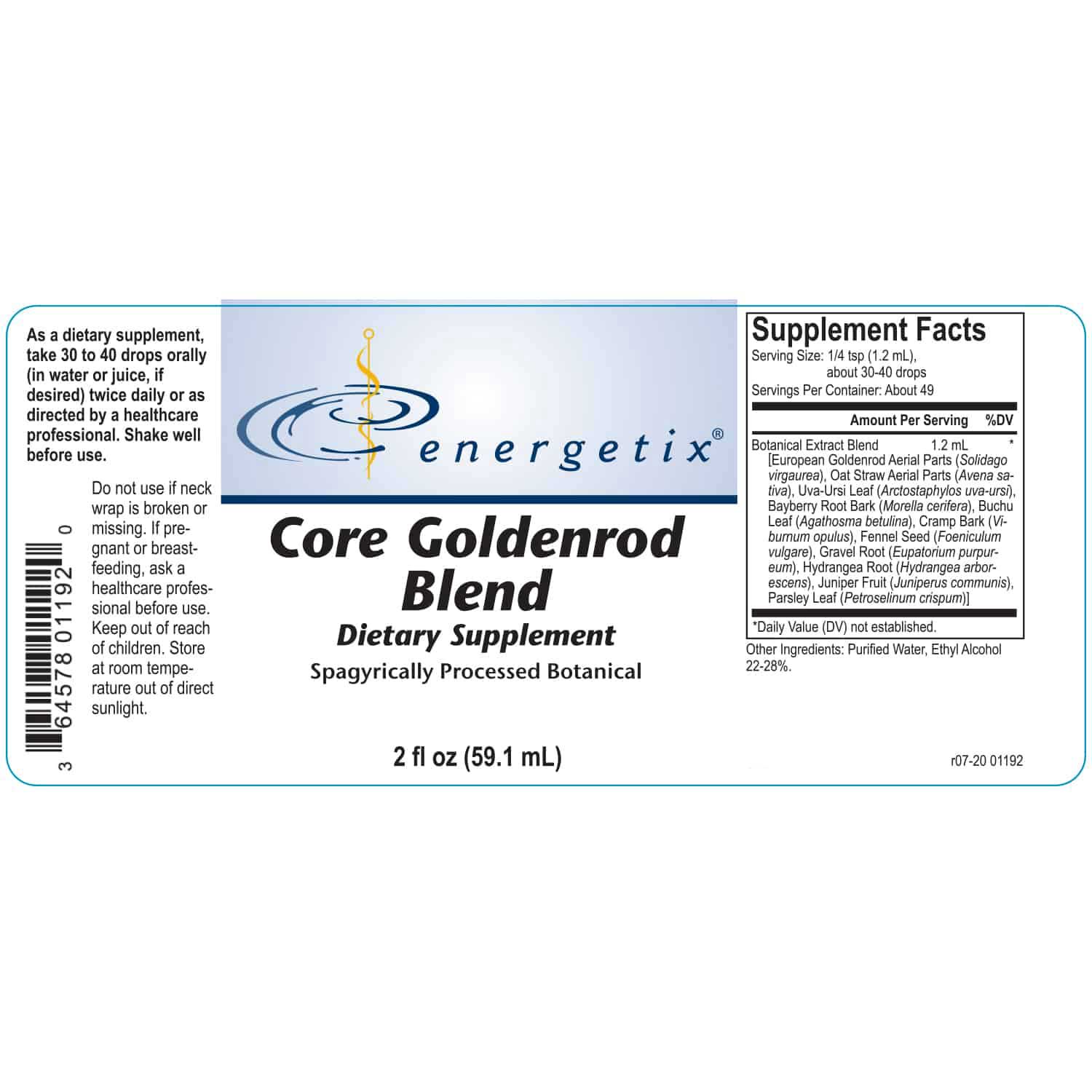 Energetix Core Goldenrod Blend