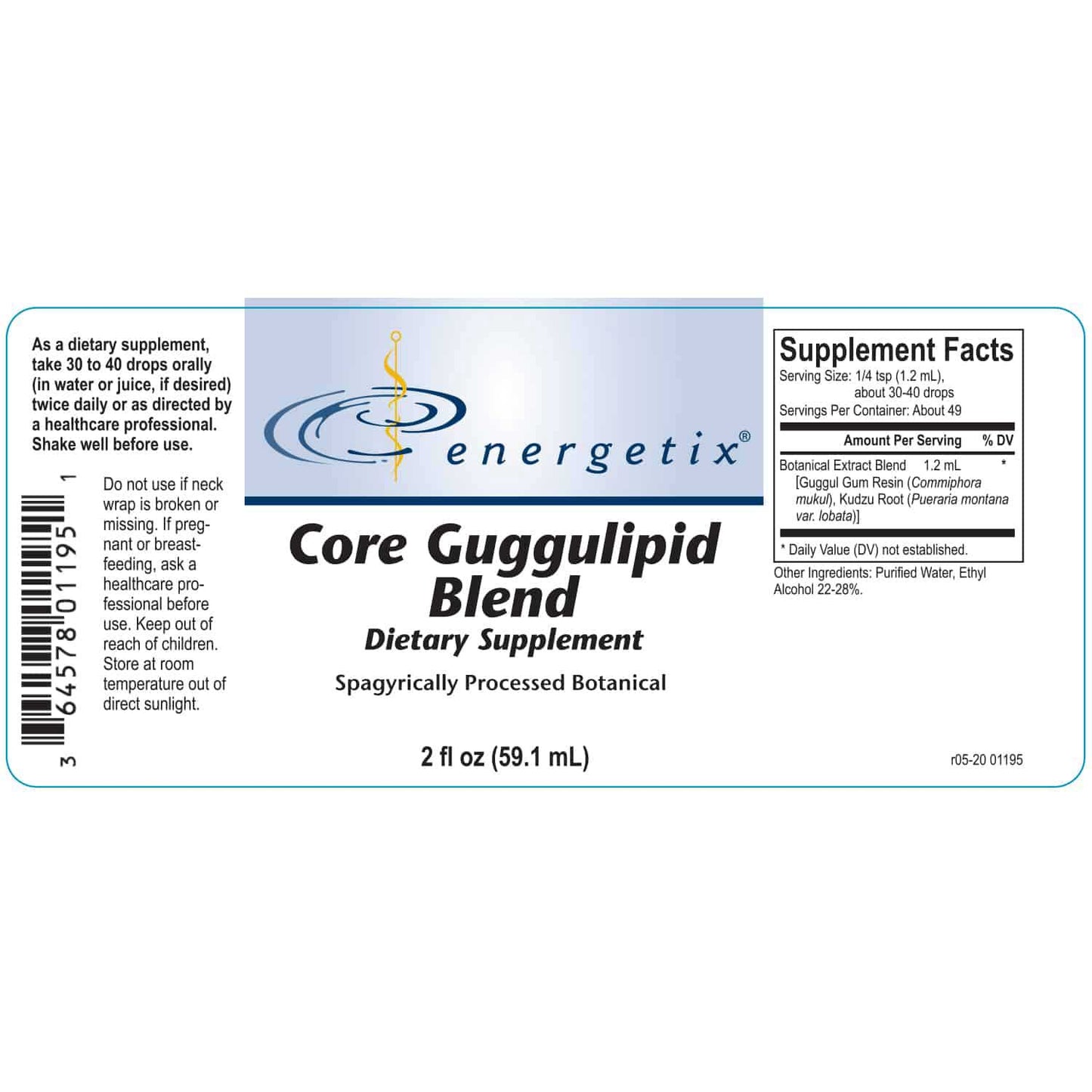Energetix Core Guggulipid Blend