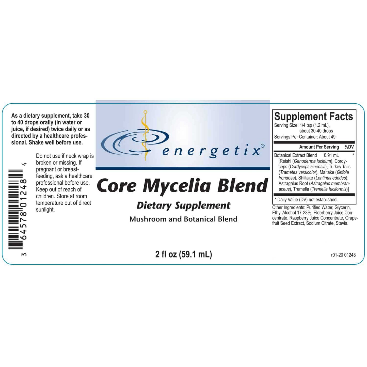 Energetix Core Mycelia Blend
