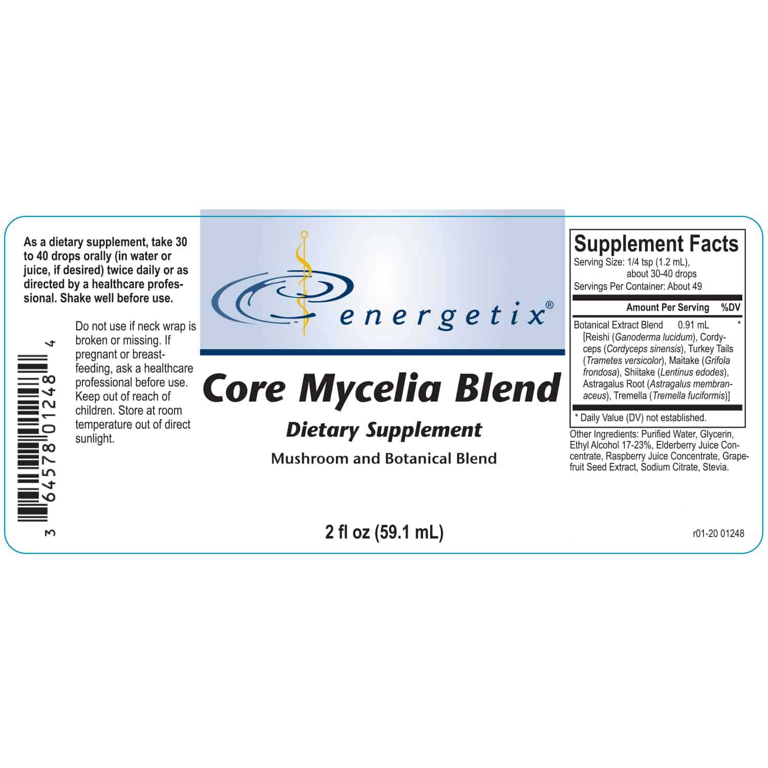 Energetix Core Mycelia Blend