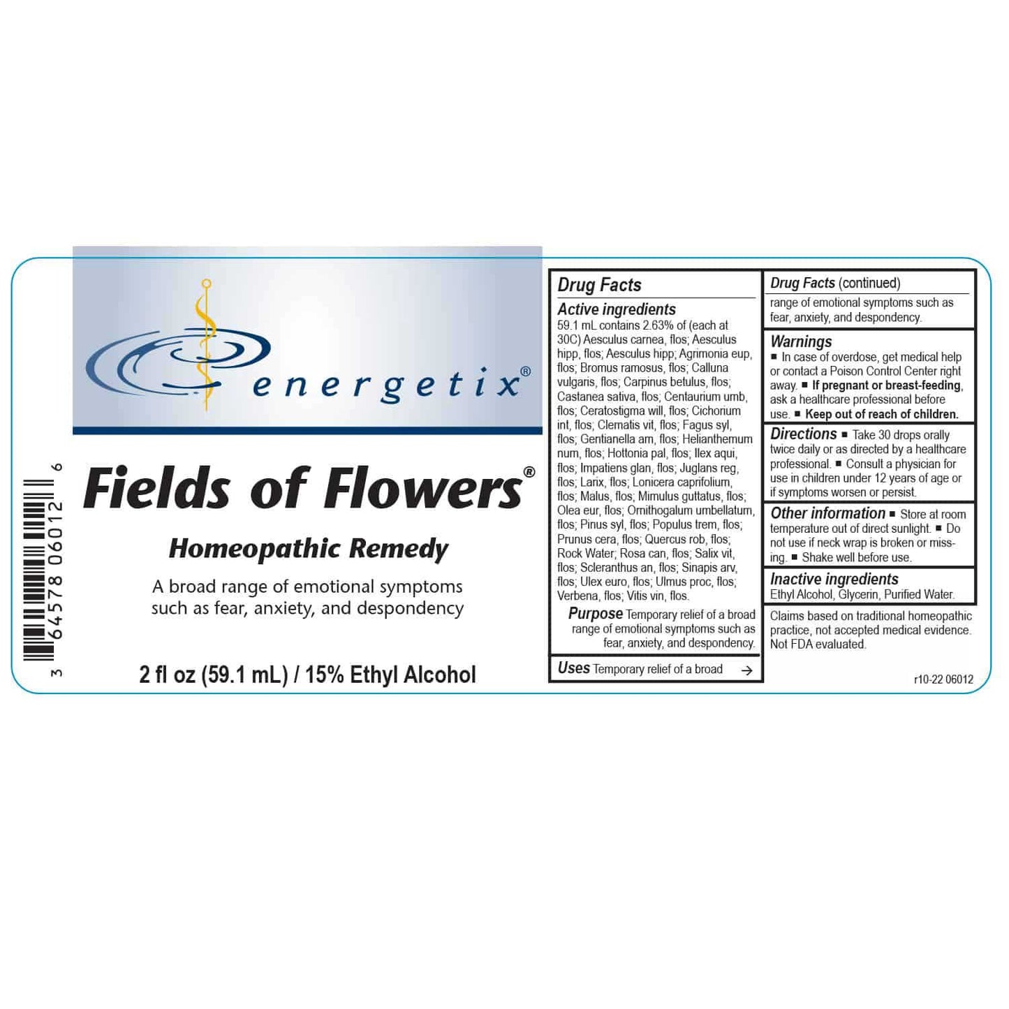 Energetix Fields of Flowers