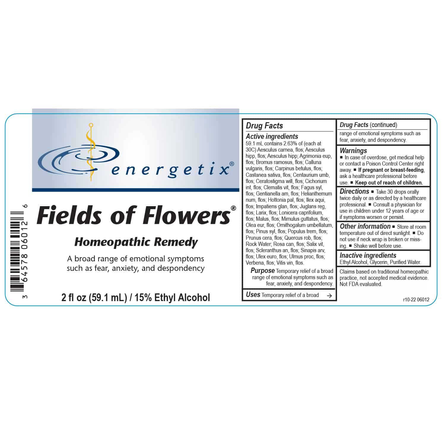 Energetix Fields of Flowers