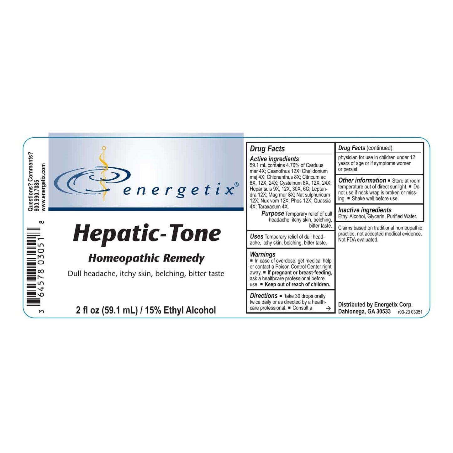 Energetix Hepatic-Tone