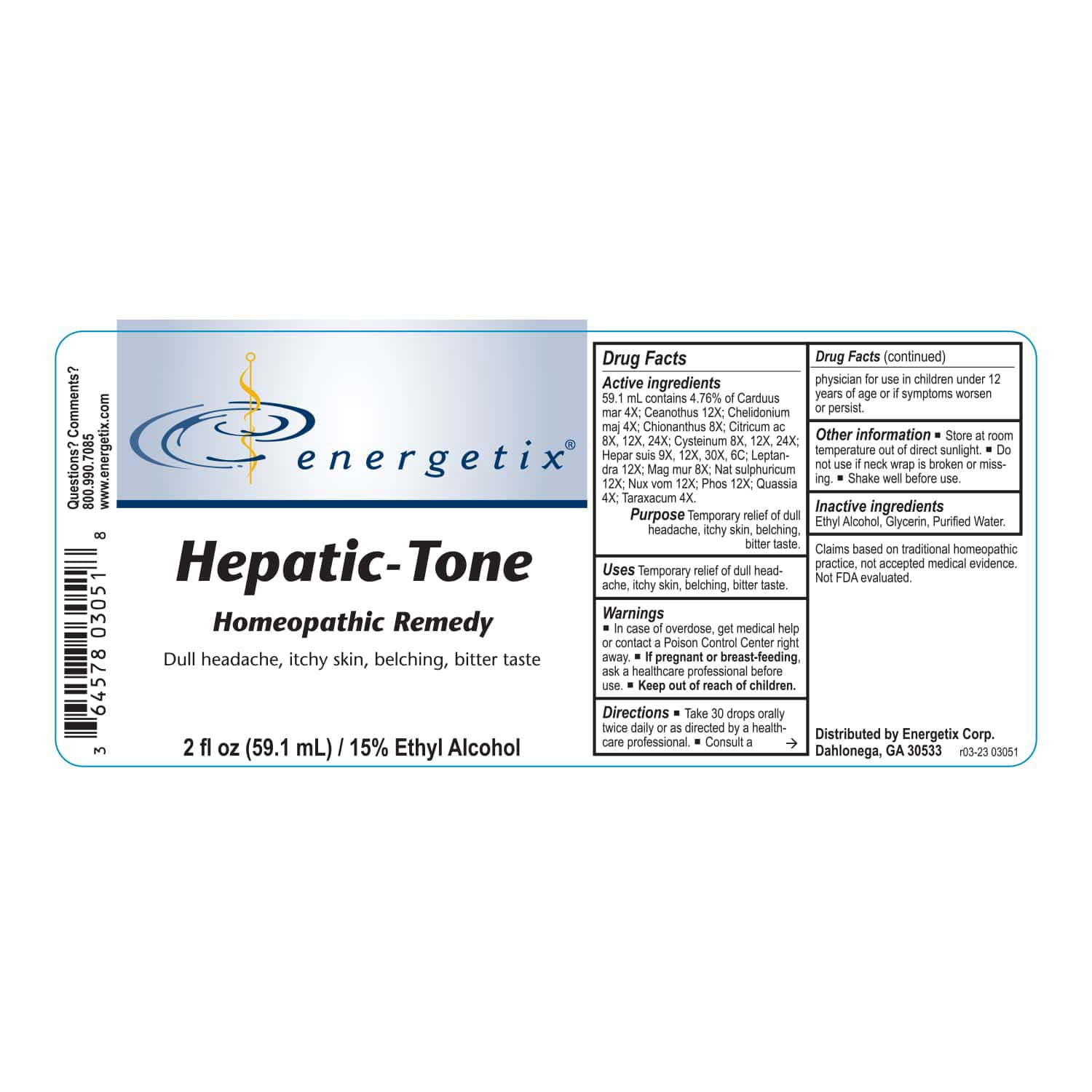 Energetix Hepatic-Tone