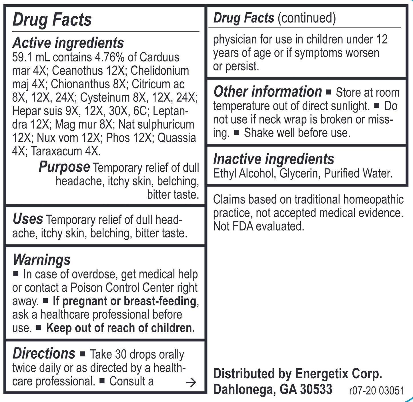 Energetix Hepatic-Tone
