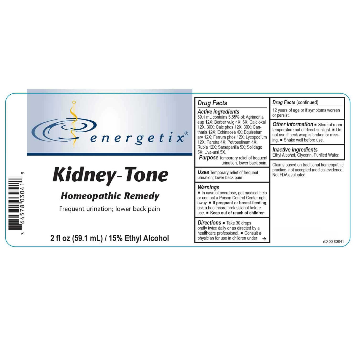 Energetix Kidney-Tone