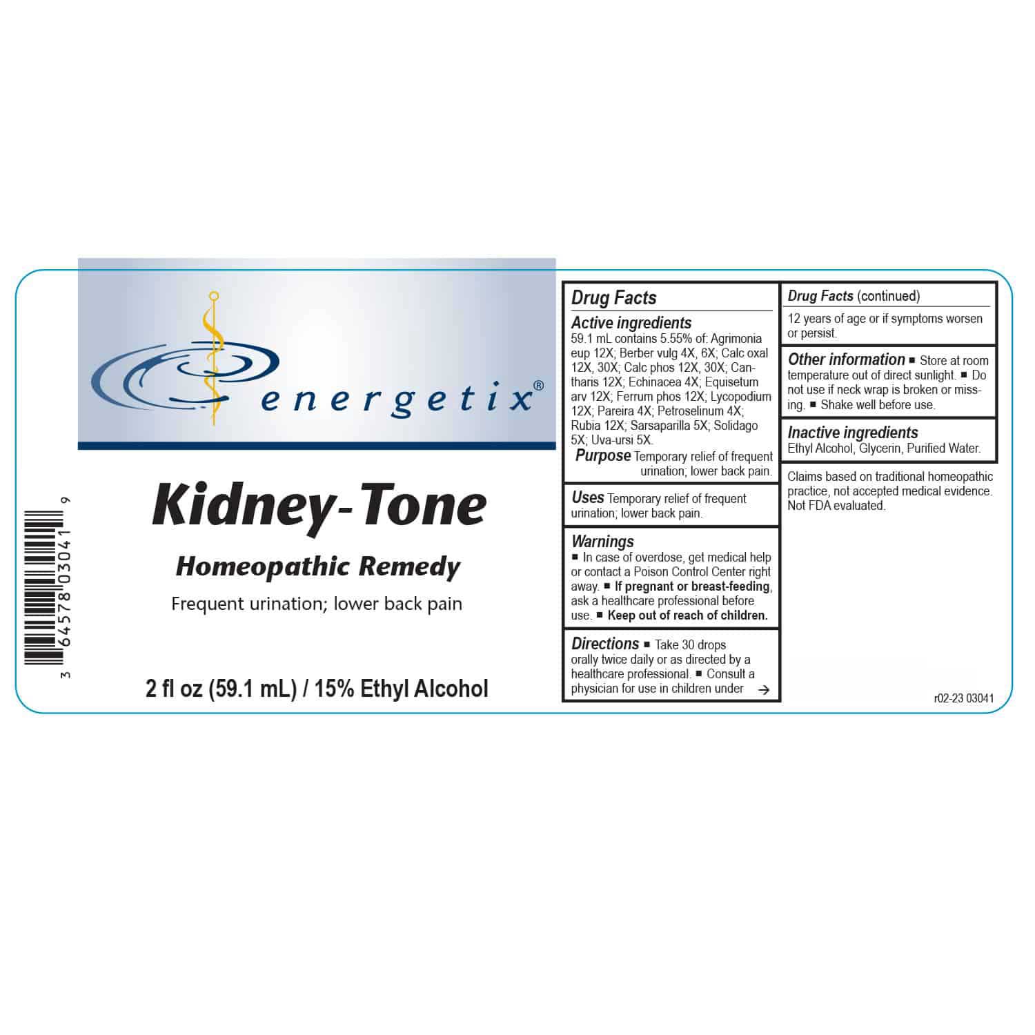 Energetix Kidney-Tone