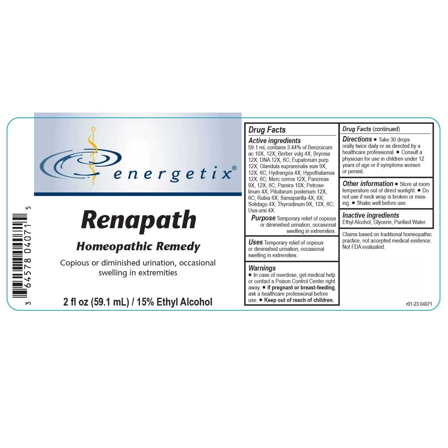 Energetix Renapath
