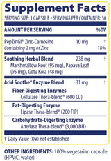 Enzymedica Acid Soothe