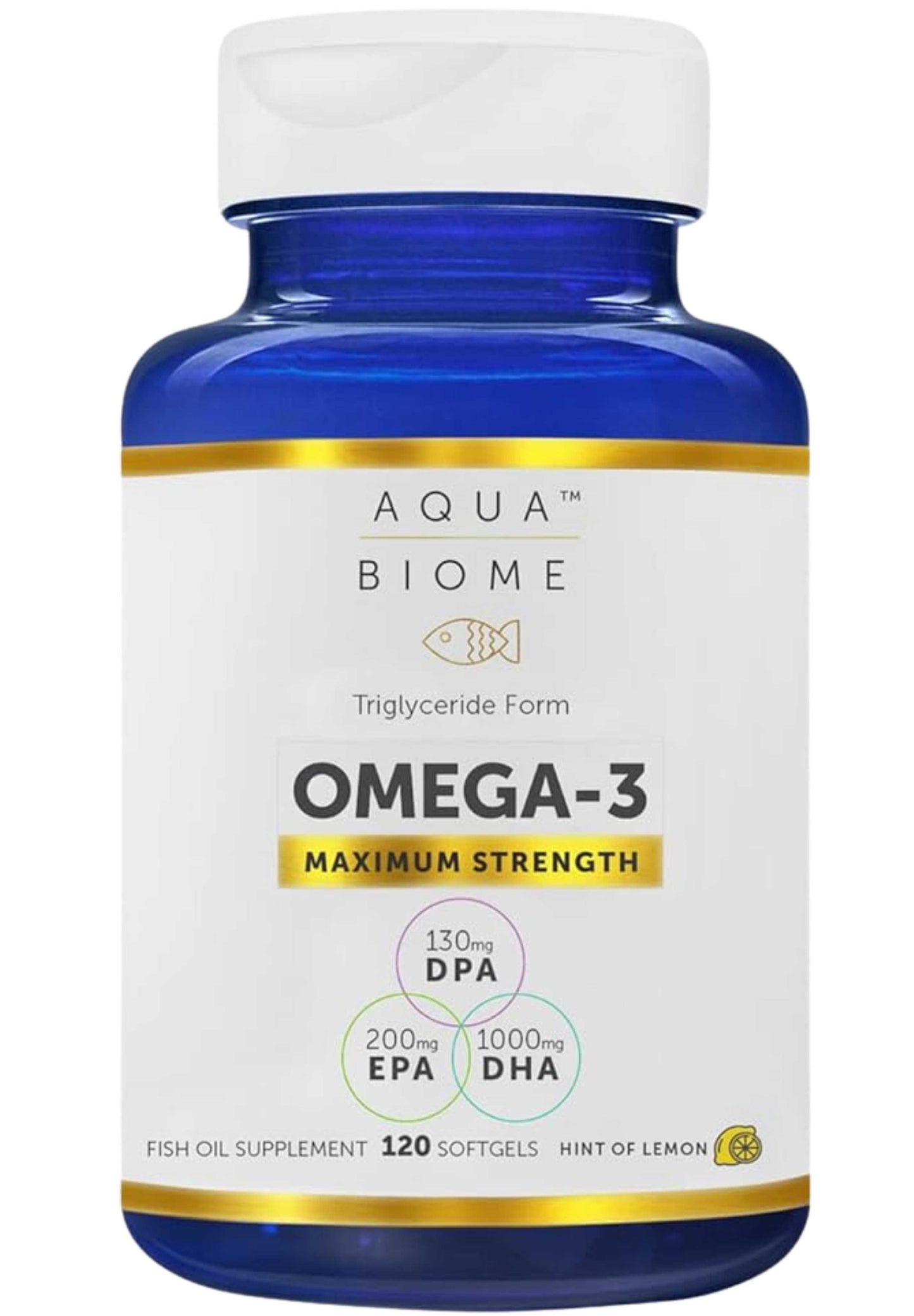 Enzymedica Aqua Biome Omega-3 Maximum Strength (Fish Oil Maximum Strength)