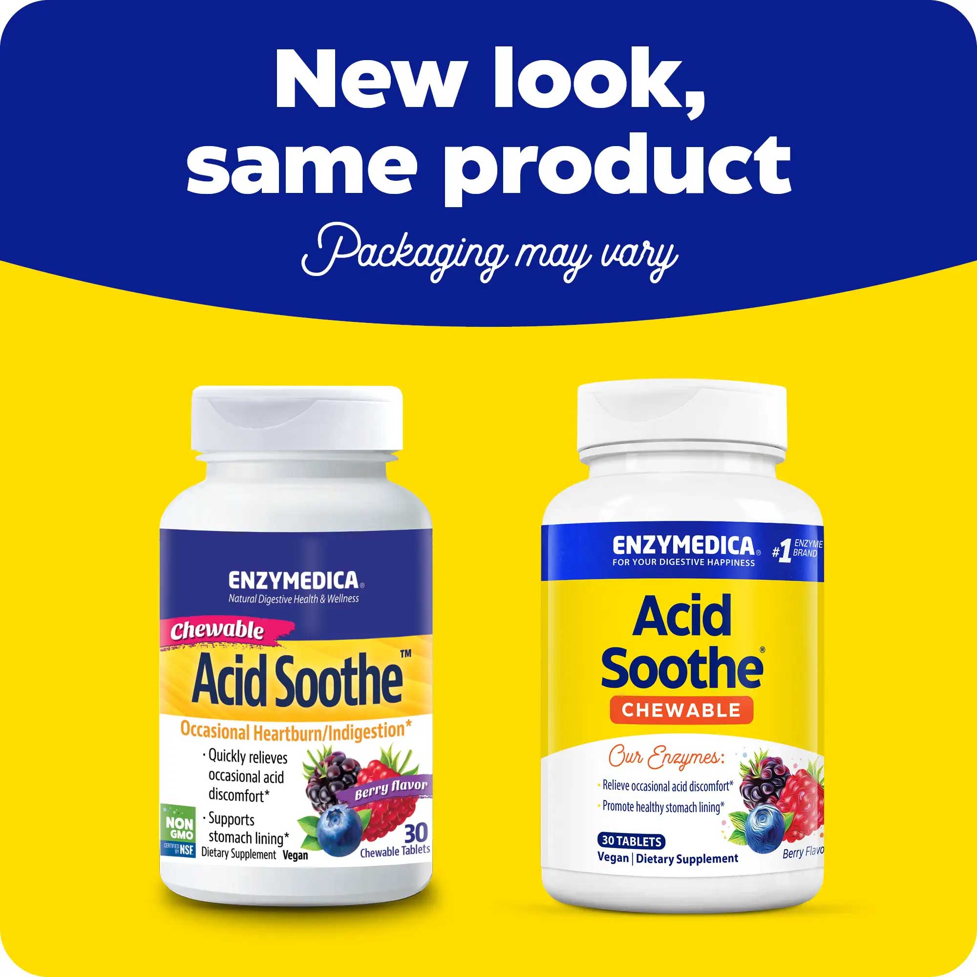 Enzymedica Acid Soothe Chewable