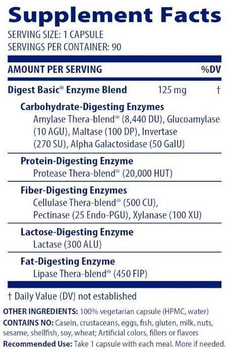 Enzymedica Digest Basic