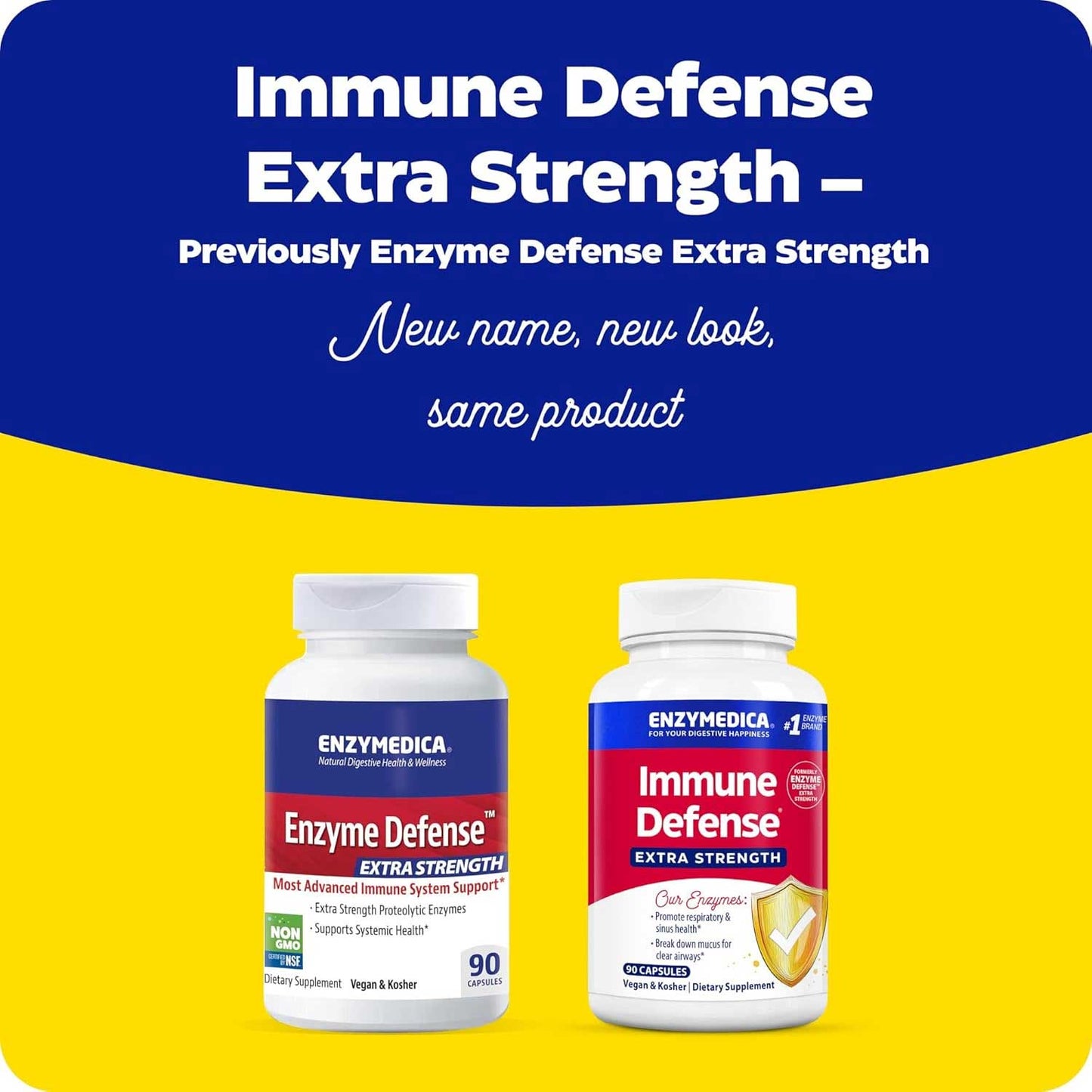 Enzymedica Immune Defense Extra Strength (Formerly Enzyme Defense)