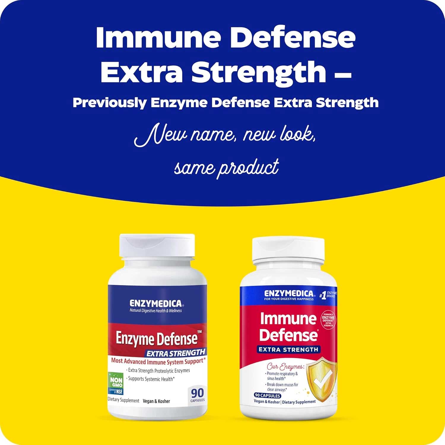 Enzymedica Immune Defense Extra Strength (Formerly Enzyme Defense)