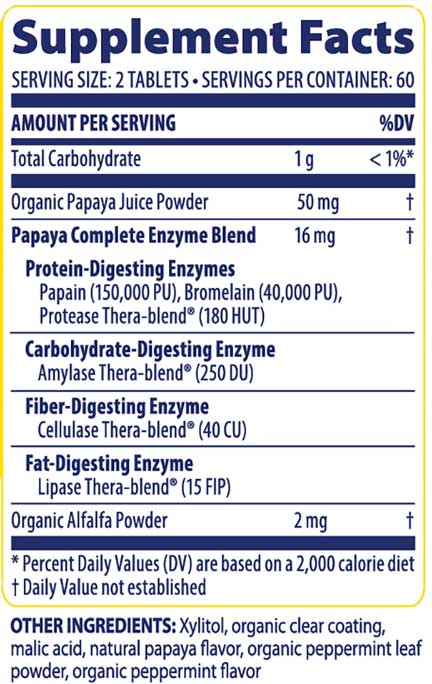Enzymedica Papaya Complete