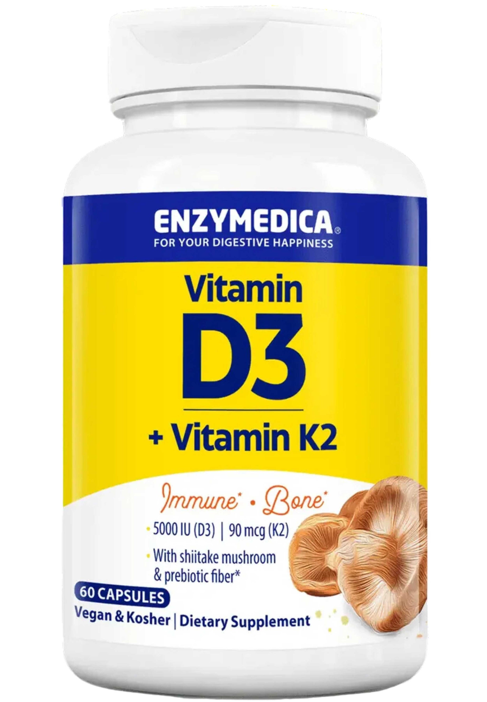 Enzymedica Vitamin D3+K2