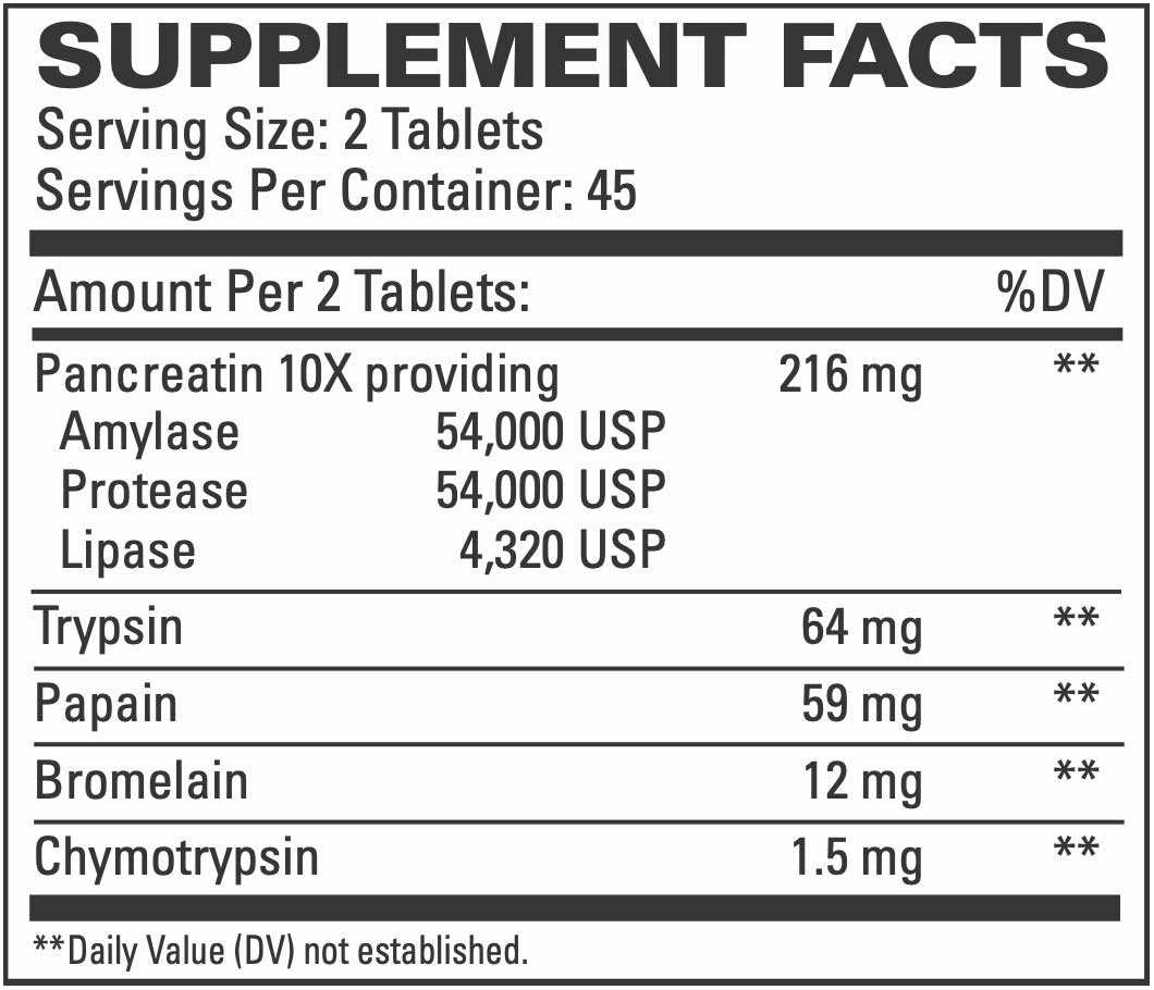 EuroMedica Multi-Action Digestive Enzymes