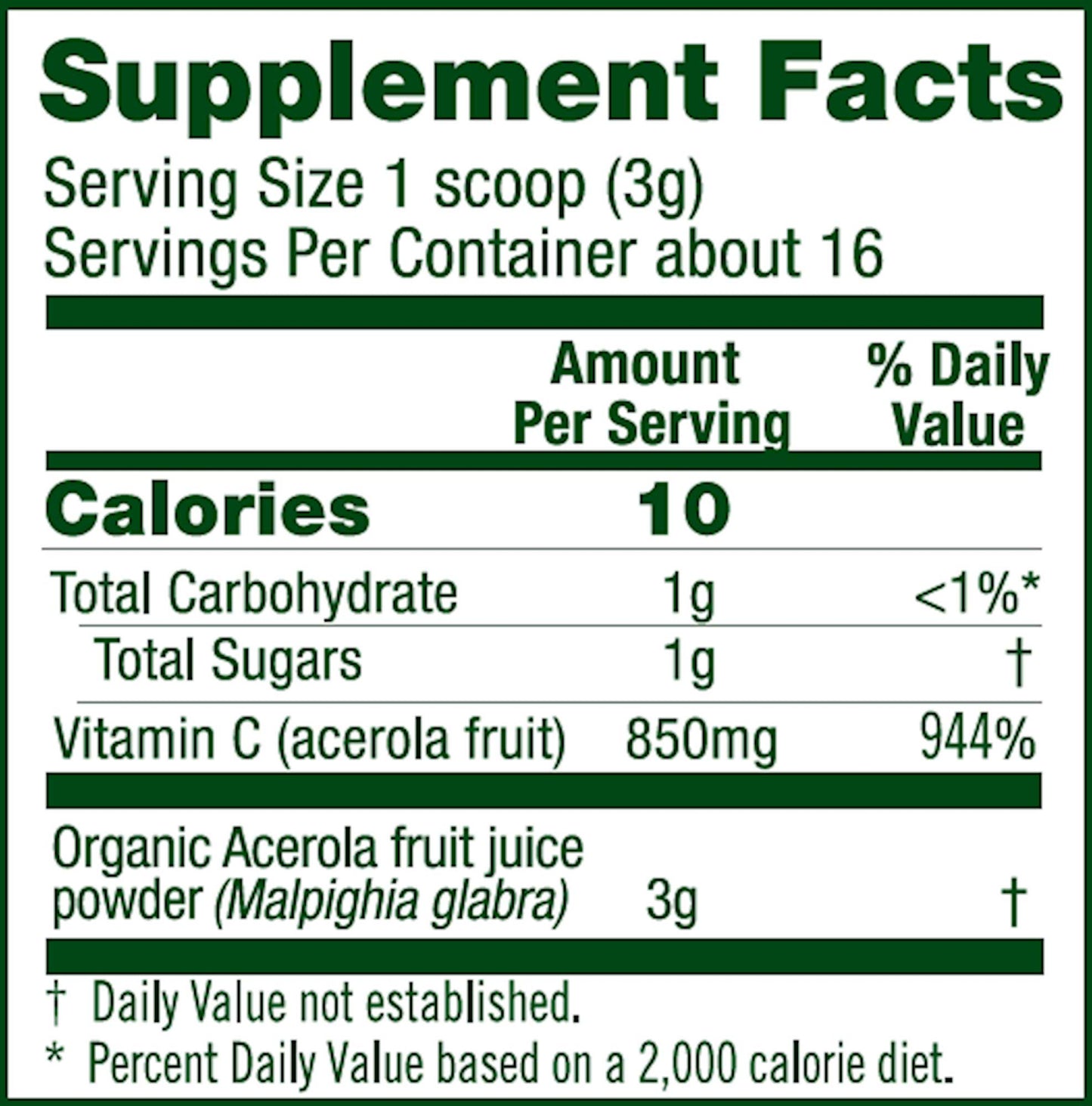 Flora Acerola Powder