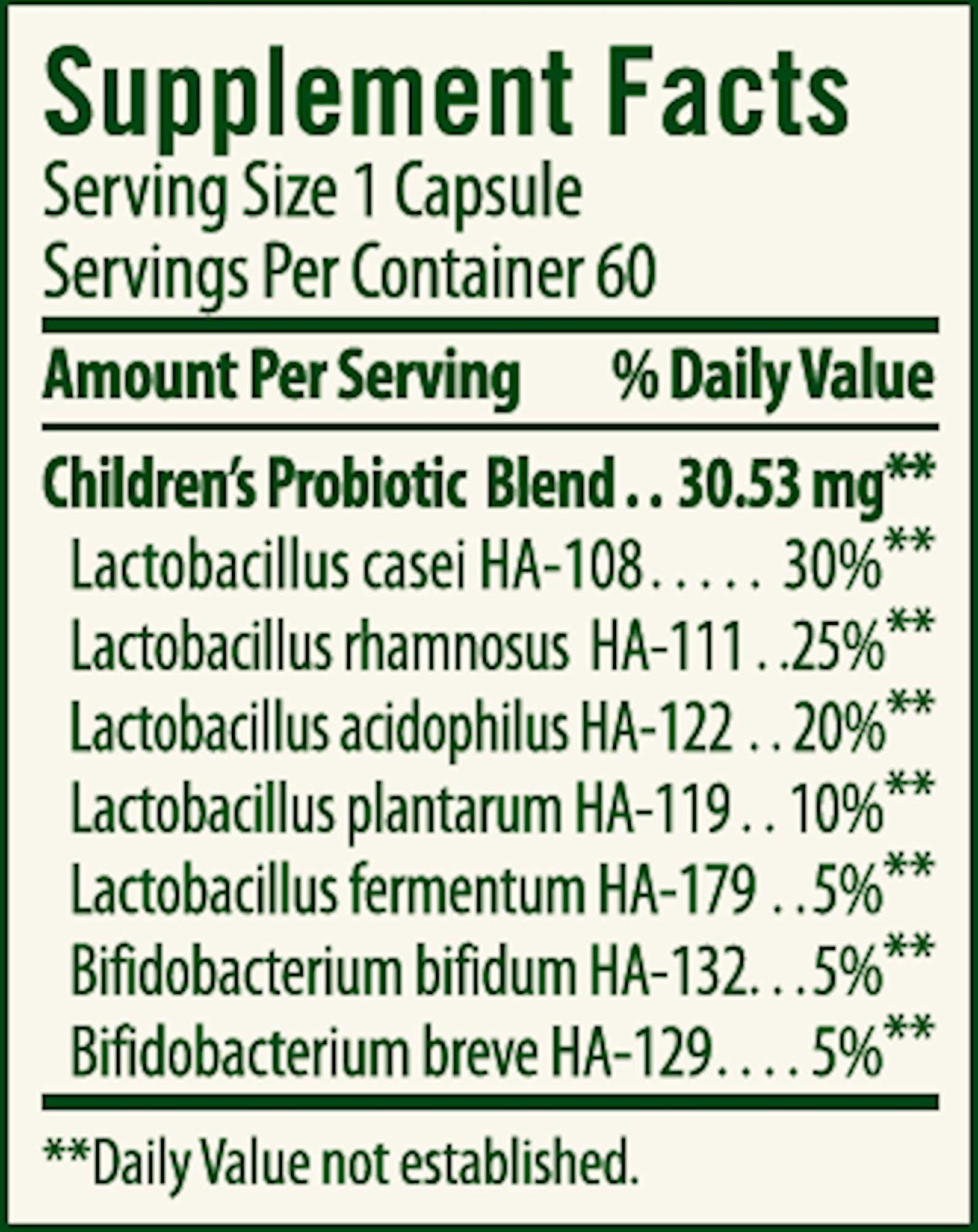 Flora Children’s Blend Probiotic