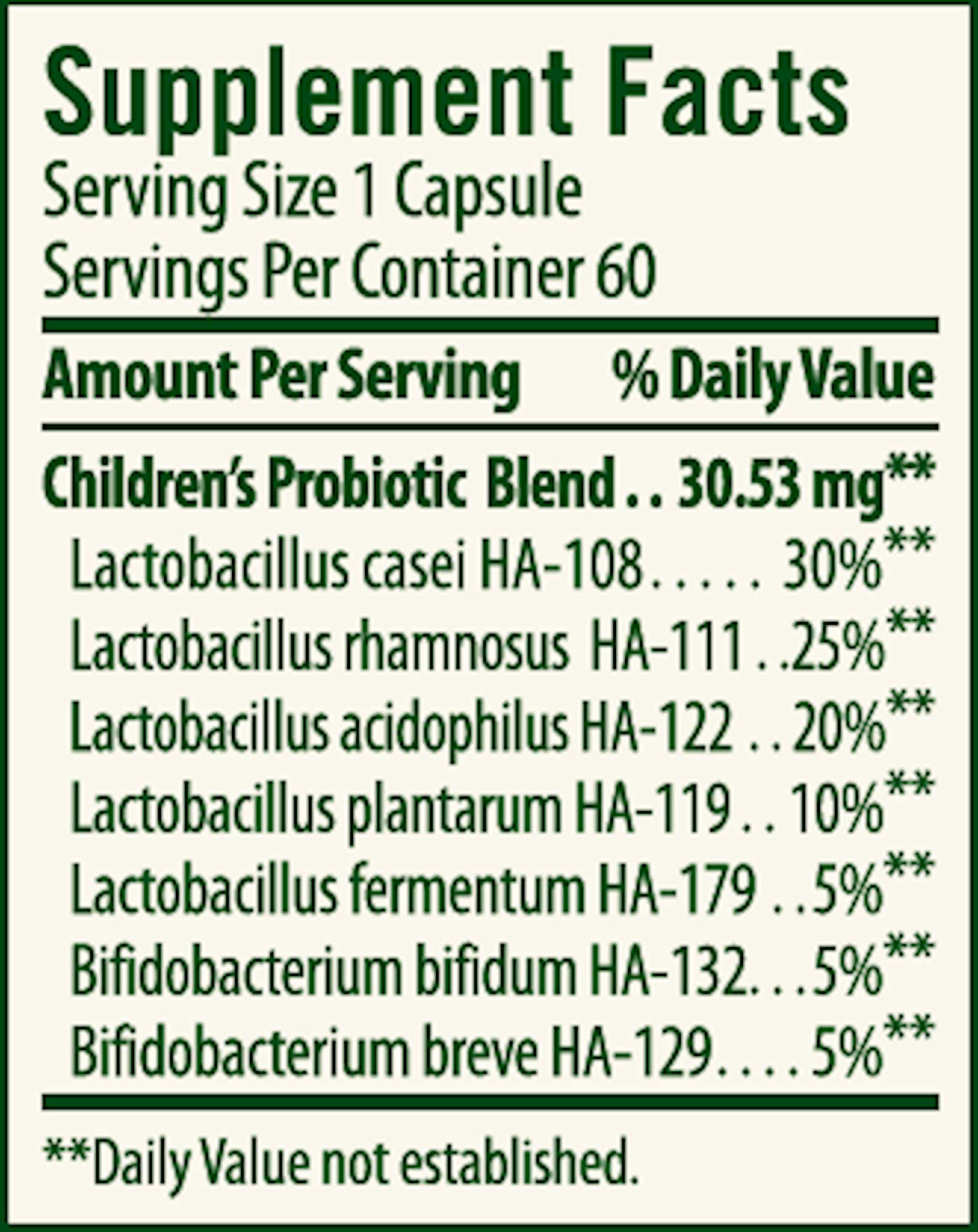 Flora Children’s Blend Probiotic