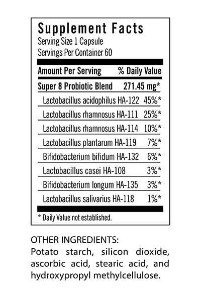 Flora Super 8 Hi-Potency Probiotic